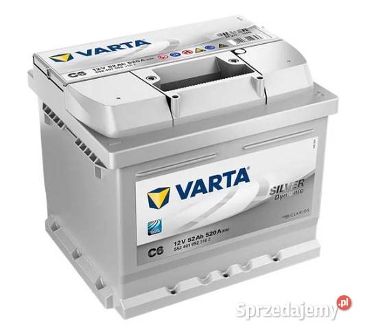 Akumulator VARTA Silver Dynamic C6 52Ah 520A EN Wałbrzych