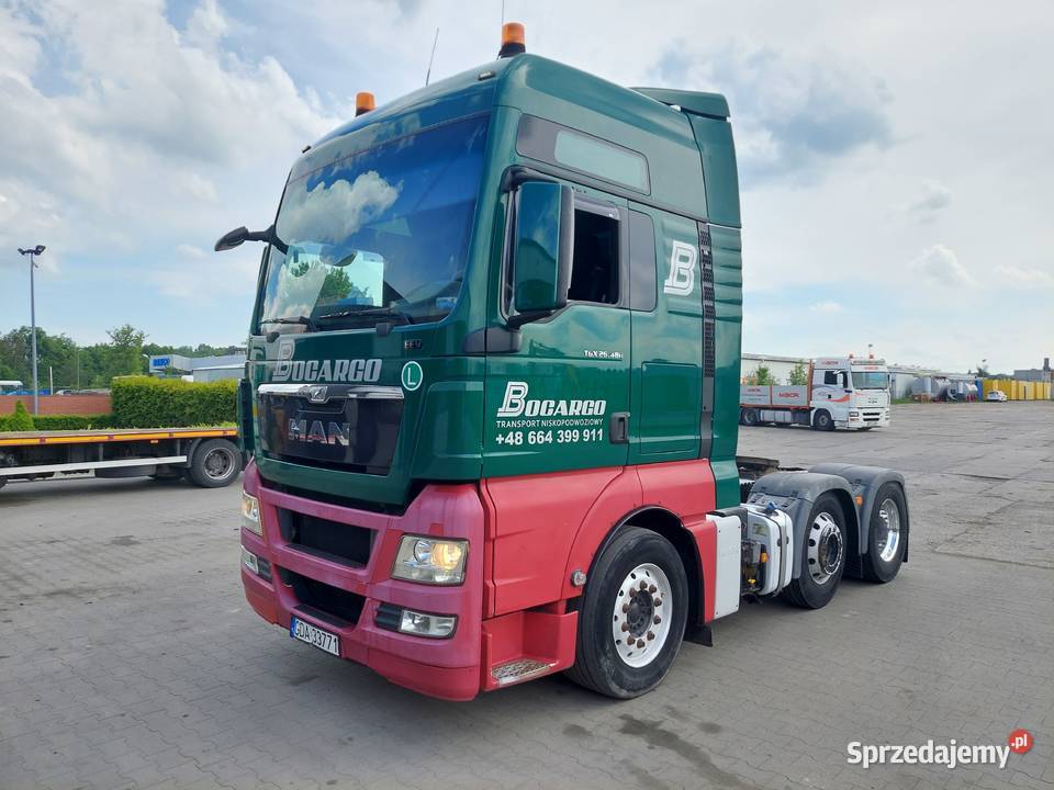 Man TGX 26480 euro 5 manual 6x2 zarej jako Rok produkcji 2013 Ciągniki siodłowe