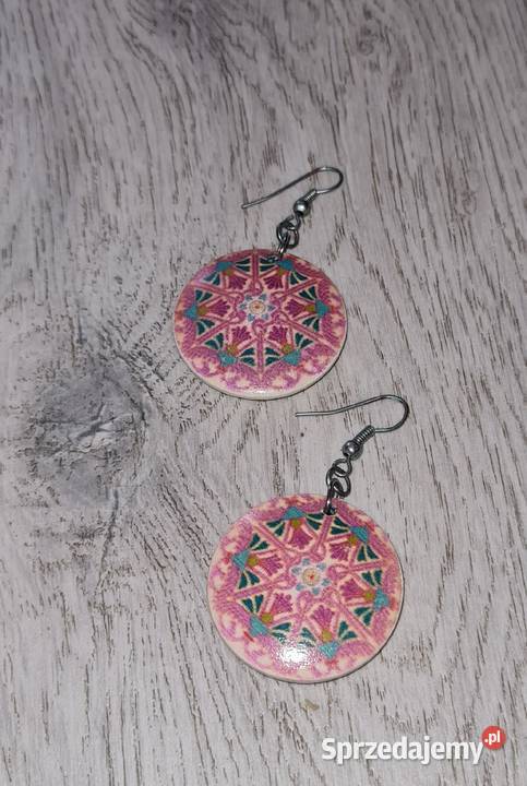 Kolczyki damskie różowe Łódź