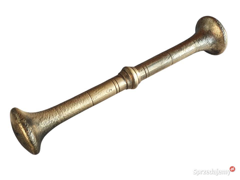 Stary mosiężny moździerz kuchenny sygnowany lata Kolekcje Cieszyn sprzedam