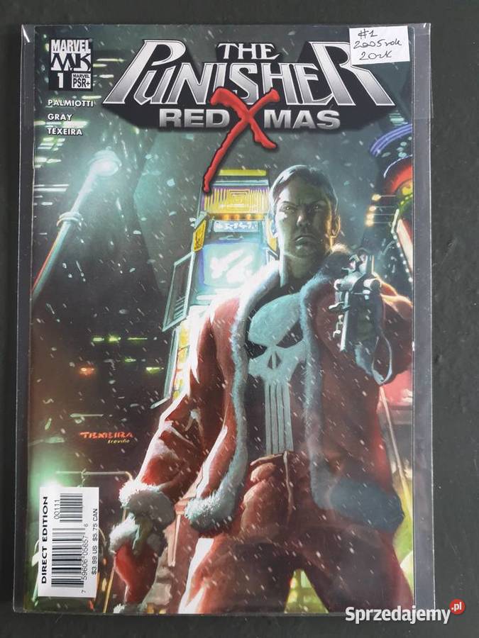 Marvel Knights The Punisher Red Xmas Gdynia sprzedam