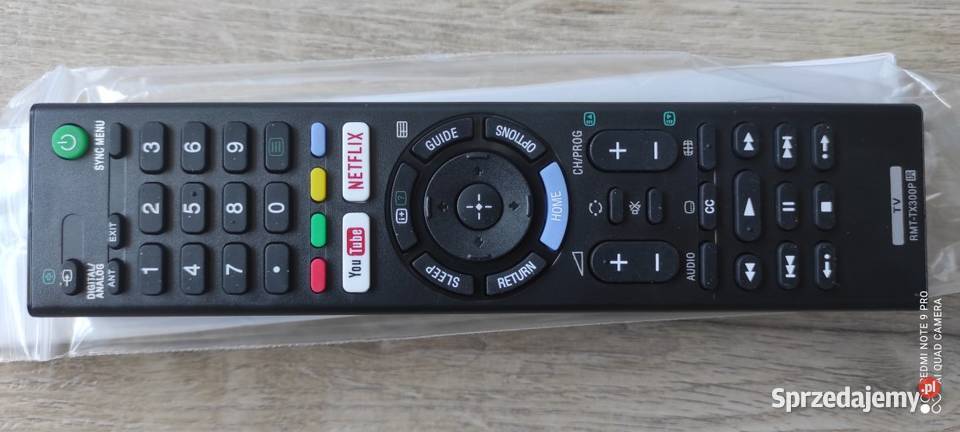 RMT-TX300P pilot do Sony Smart TV uniwersalny pilot z YouTube Netflix