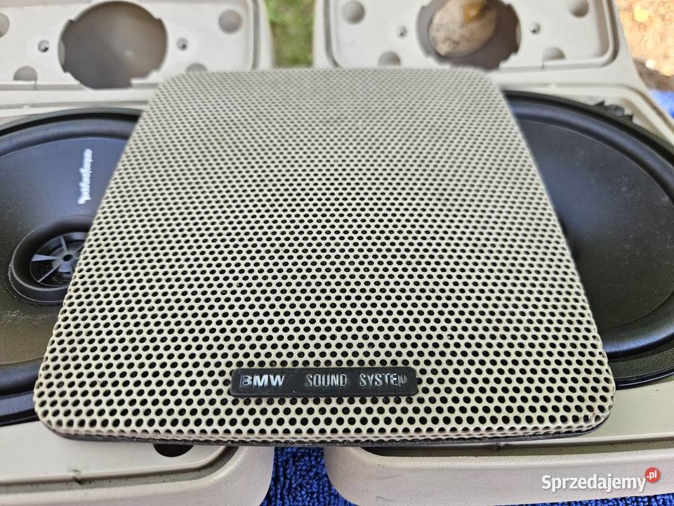 Bmw e30 sound system głośniki perl beige zestawy głośnikowe Wrocław sprzedam