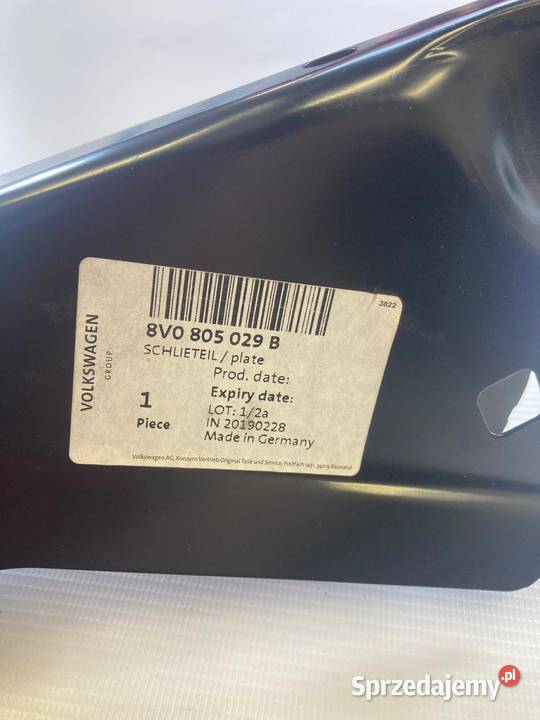 audi a3 8v Uchwyt błotnika lewy Częstochowa sprzedam