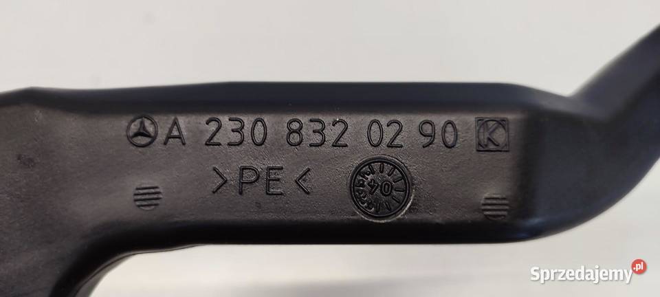 MERCEDES SL R230 RYNNA ODPŁYW PODSZYBIA PRAWY