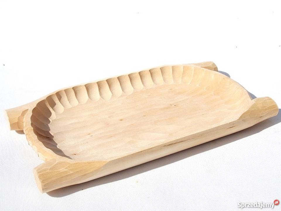 DREWNIANE KORYTKO taca niecka dzieża 50 x 25 Śleszowice