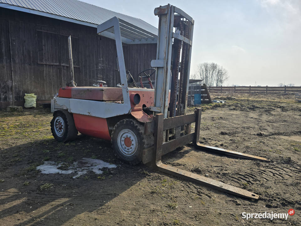 Wózek widłowy LINDE udźwig 6 ton 4 m DEUTZ F6L Nowa Otocznia