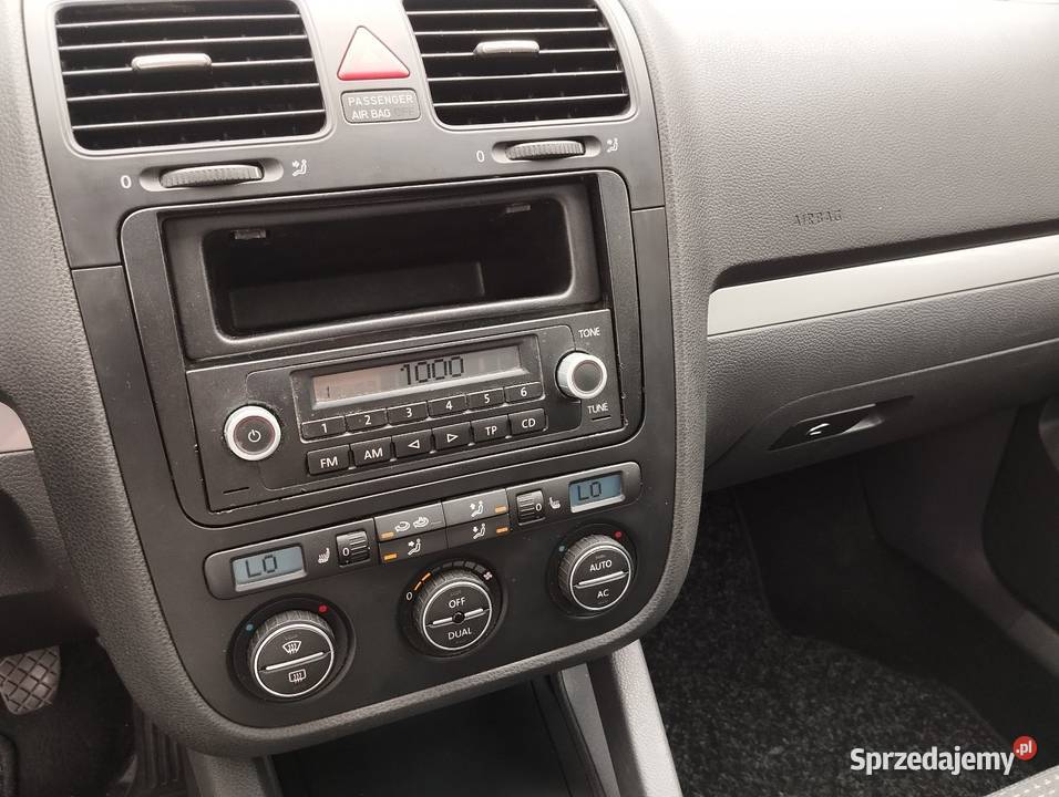 vw golf kombi 5 14 tsi 170 2009 uszkodzony wielofunkcyjna kierownica