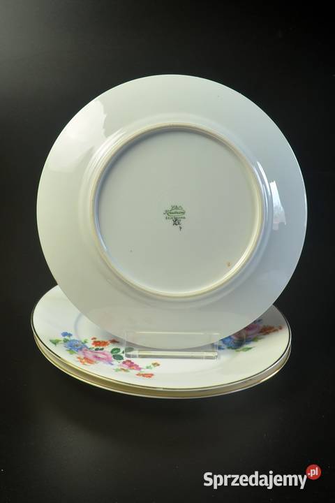Ukwiecony Talerzyk Deserowy Krautheim Legnica