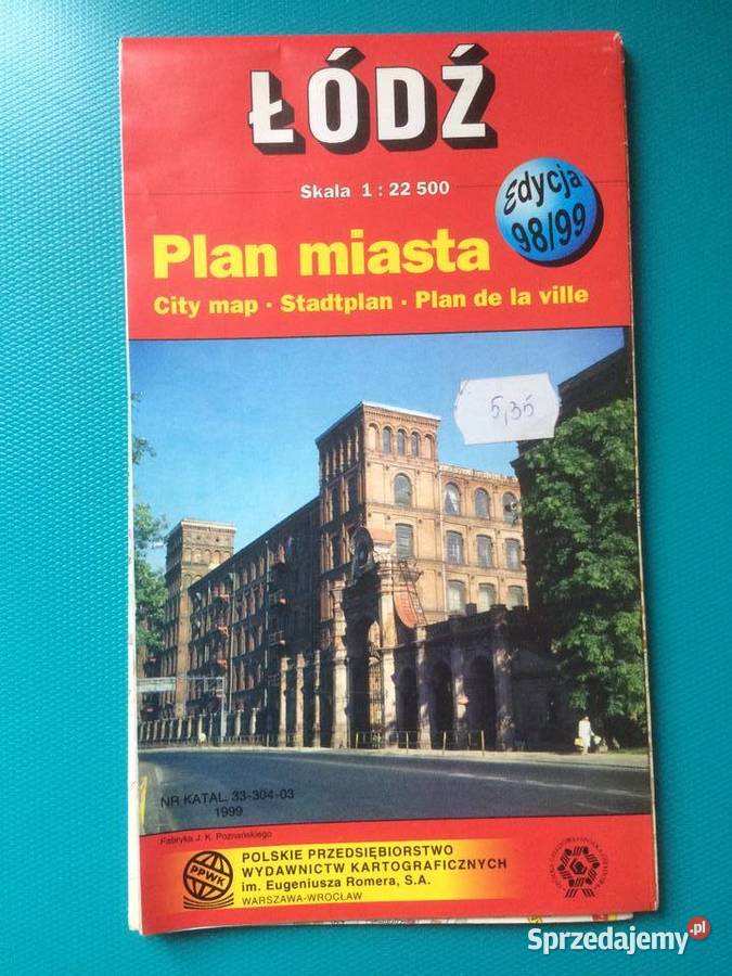 3364 Plan Miasta Łódź Szczecin sprzedam
