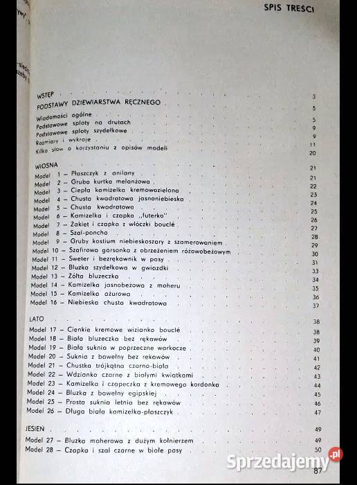 Dzianina na Maria Dworska Rok wydania 1980 Chełm
