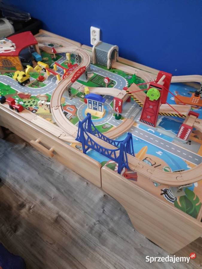 Kolejka drewniana stół Czeladź