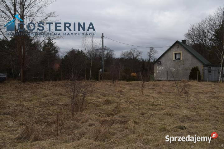 Sprzedaż gruntu Parchowo 1218m2 budowlana