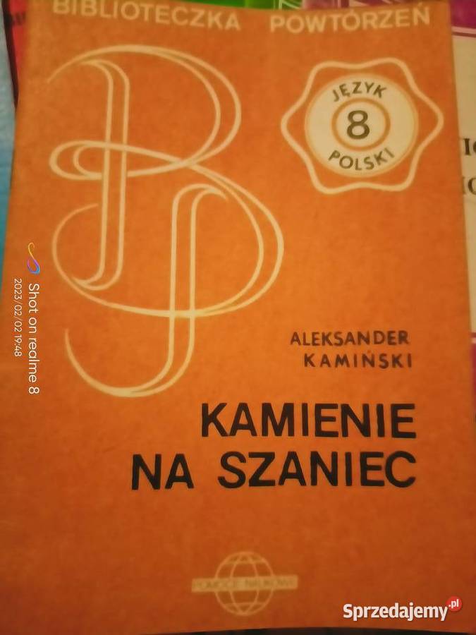 Kamienie na szaniec analizy lektury szkolne Warszawa