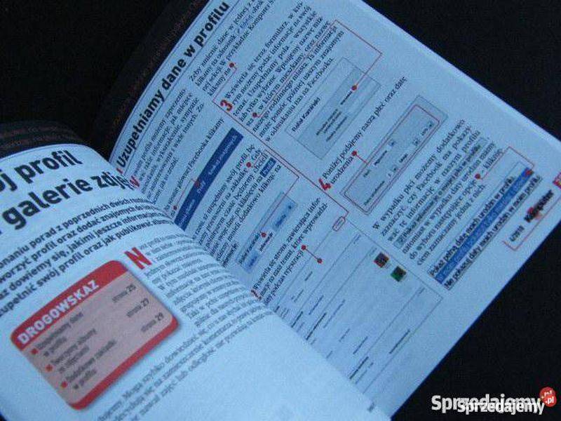 FACEBOOK PORADNIK KROK KROKU internet, komputery Poradniki, albumy i reportaże Katowice