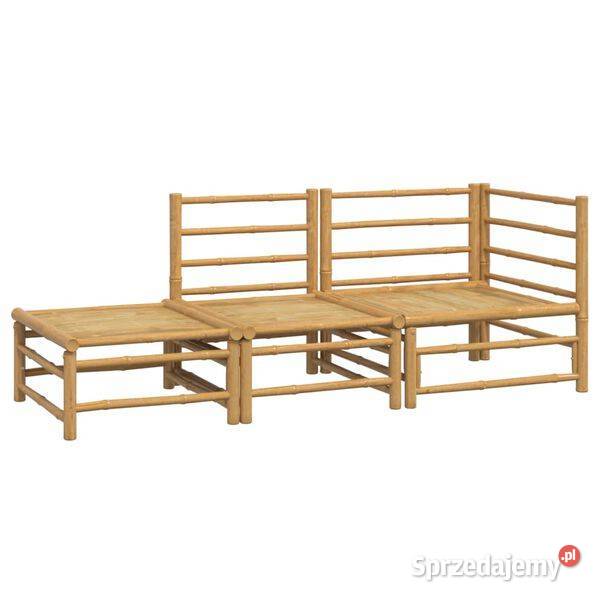 vidaXL 3cz zestaw mebli do ogrodu jasnoszare Warszawa