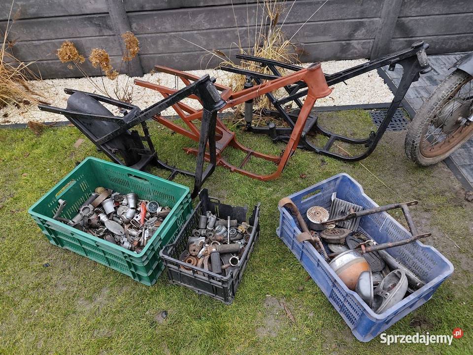 Zestaw 3 wsk 125 b1 B3 z2 ramy plus części WSK wielkopolskie Nekla