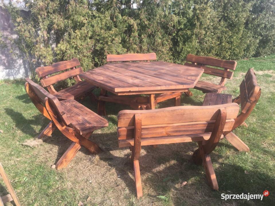 Meble ogrodowe Producent lite drewno Szczecin sprzedam