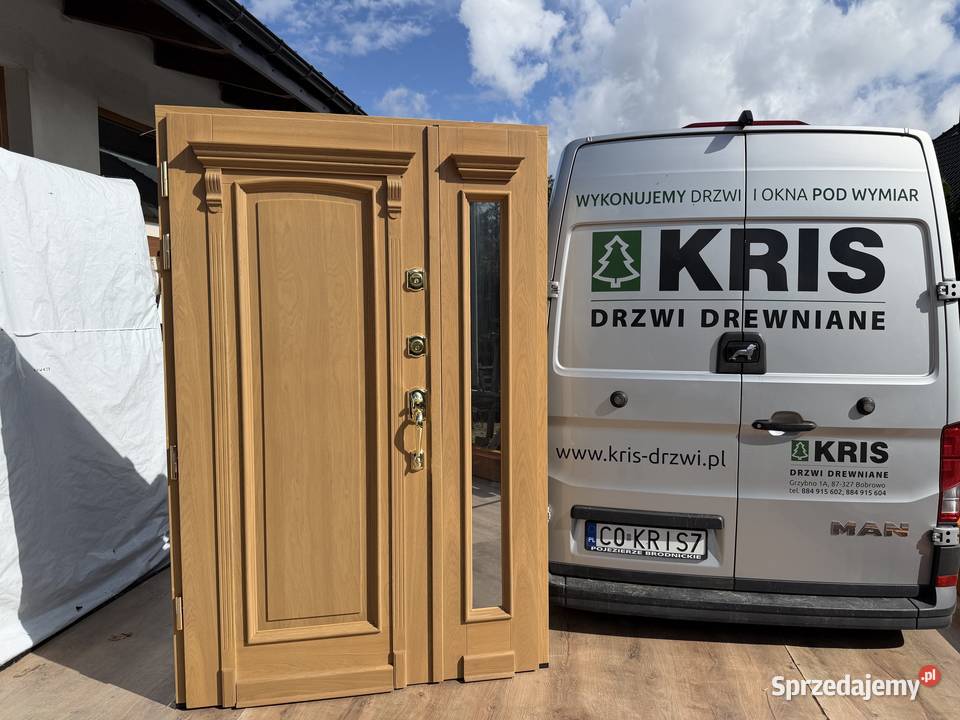 DRZWI DOSTĘPNE RĘKI 141x215 KLAMKA SCHLAGE Morąg