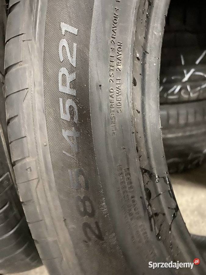 Opona używana hankooke 28545R21 LATO podlaskie Łomża