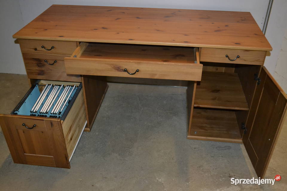 biurko sosnowe gabinetowe Będzin