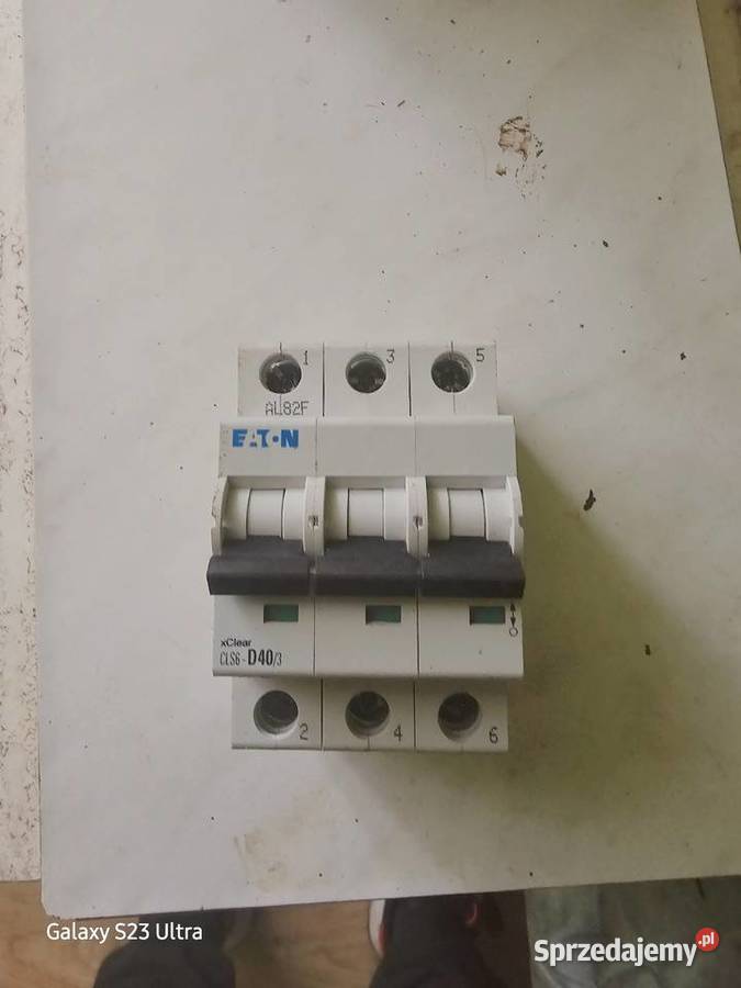 Bezpiecznik Ska 3fazowy Eaton 40A typ D CLS6D403 Olsztyn