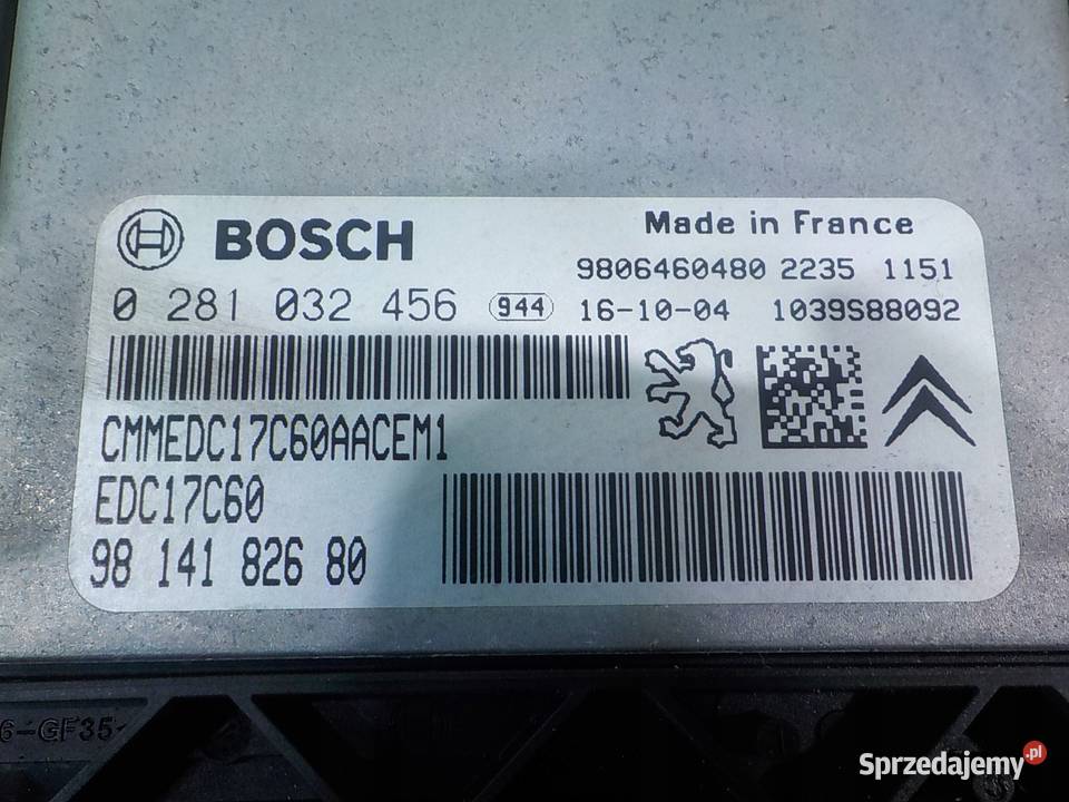 BERLINGO II III LIFT II 16 BHDI 17r sterownik Suków sprzedam