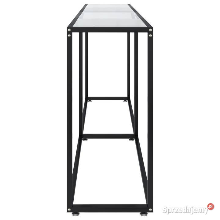 vidaXL Konsola przezroczysta 220x35x755 szkło Warszawa sprzedam