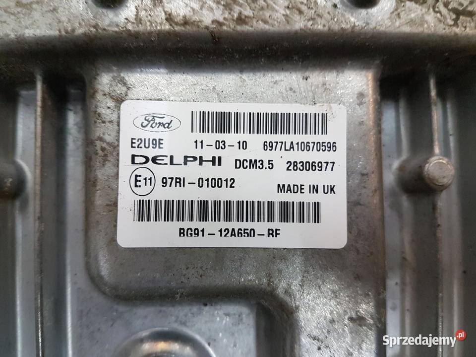 KOMPUTER STEROWNIK BG9112A650RF 97RI010012 Układ elektryczny silnika Międzychód sprzedam
