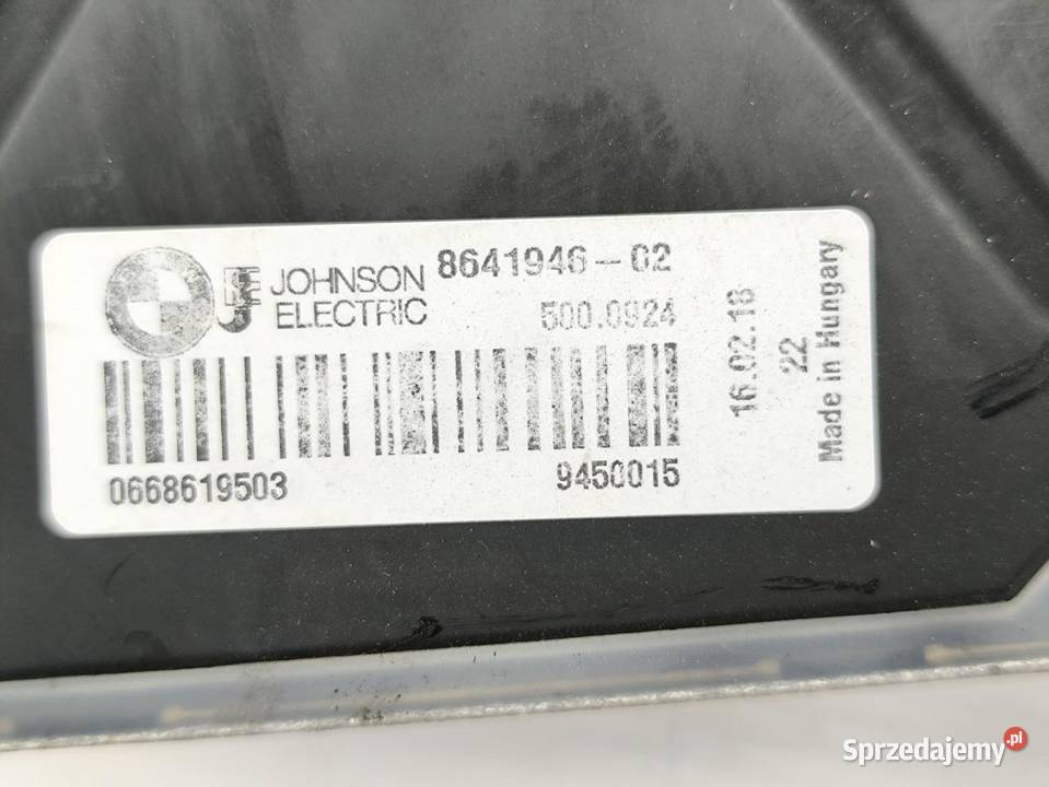 WENTYLATOR CHLODNICY BMW F30 F31 20D LIFT