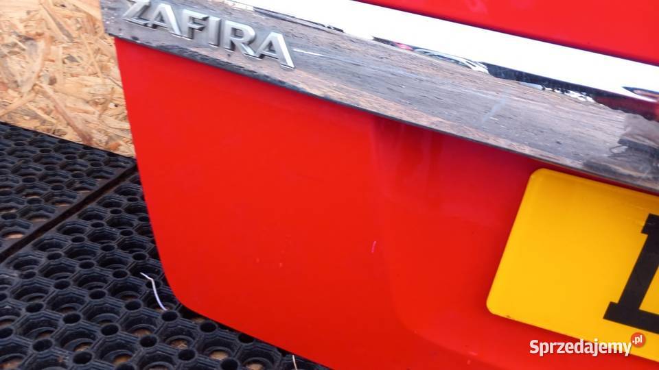 OPEL ZAFIRA B KLAPA TYŁ Z547 Zbierkowo