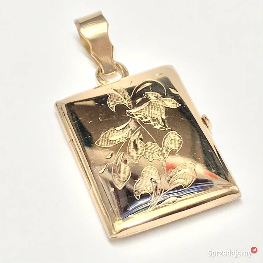 Złoty WISIOREK zawieszka 14K SEKRETNIK na Warszawa