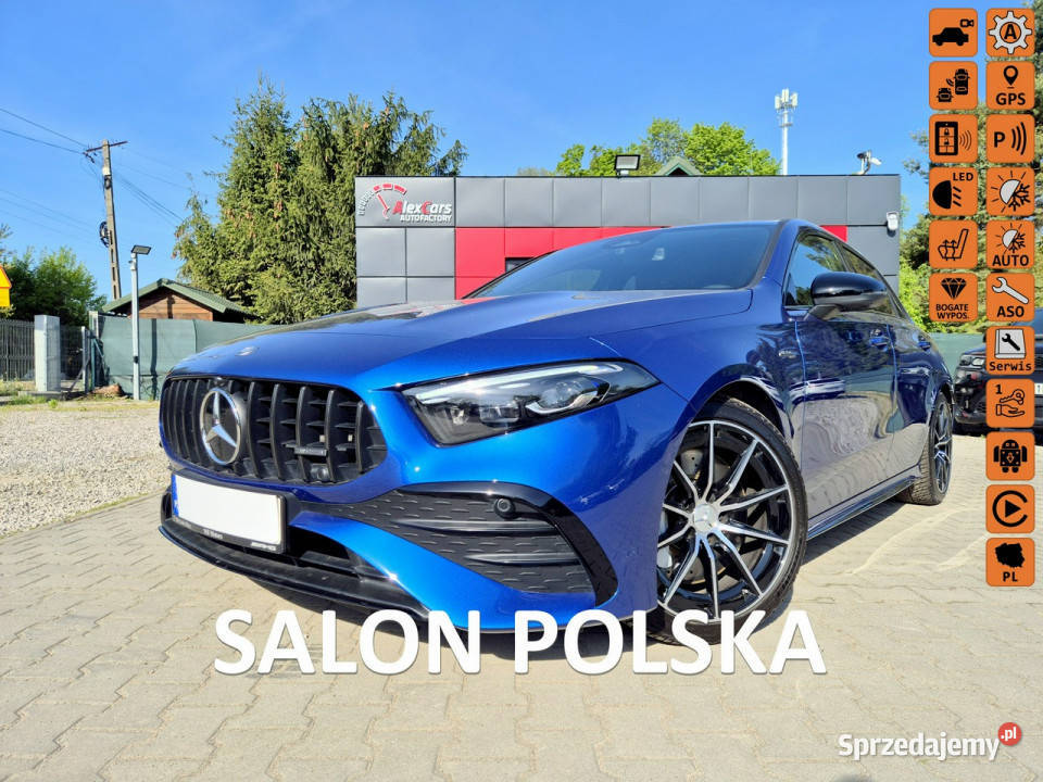 Mercedes A 35 AMG Salon Polska Folia PPF W177 kamera cofania Konstancin-Jeziorna sprzedam