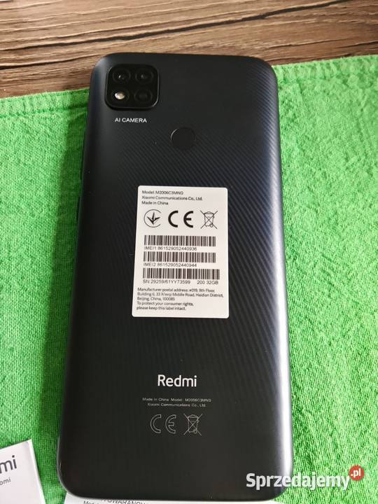 Redmi 9C NFC 32GB pudełko etui kabel sprawny podkarpackie Białobrzegi sprzedam