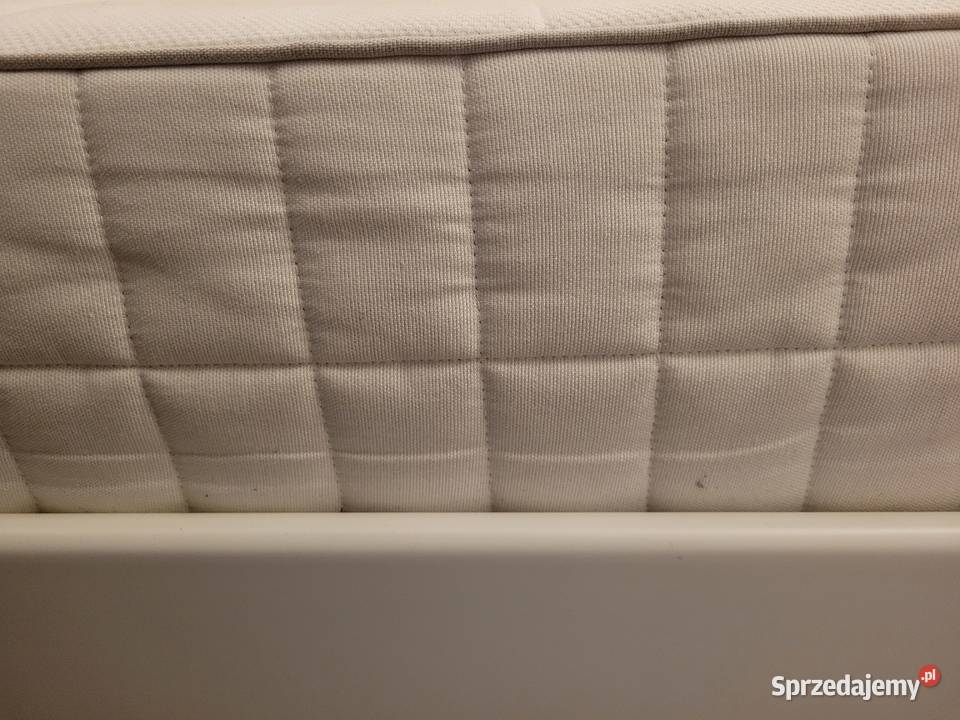 łóżko z materacem i stelażem Ikea Leirvik Szczecin