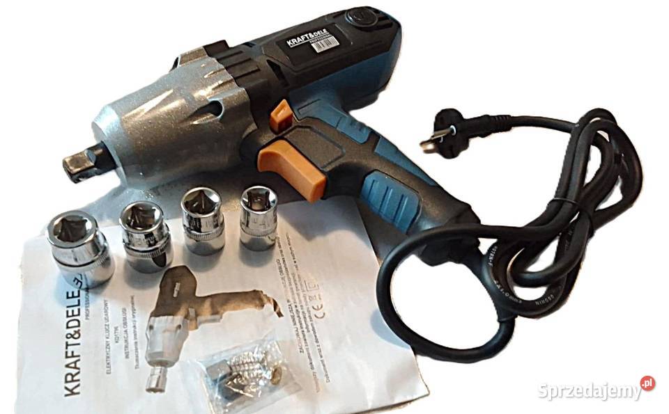 KLUCZ UDAROWY do kół KRAFTDELE Mocny 2200W 700Nm Klucze do kół sprzedam