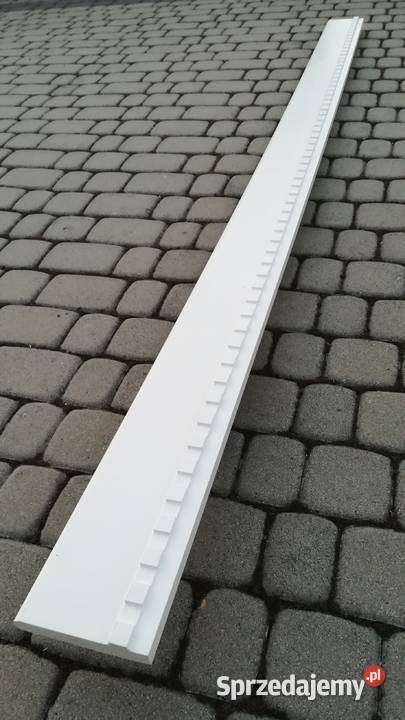 LISTWA meblowa dekoracyjna biała tłoczona MDF podkarpackie Brzostek
