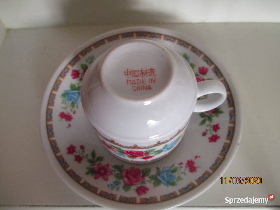 komplet filiżanek i talerzyków do espresso 6 Warszawa