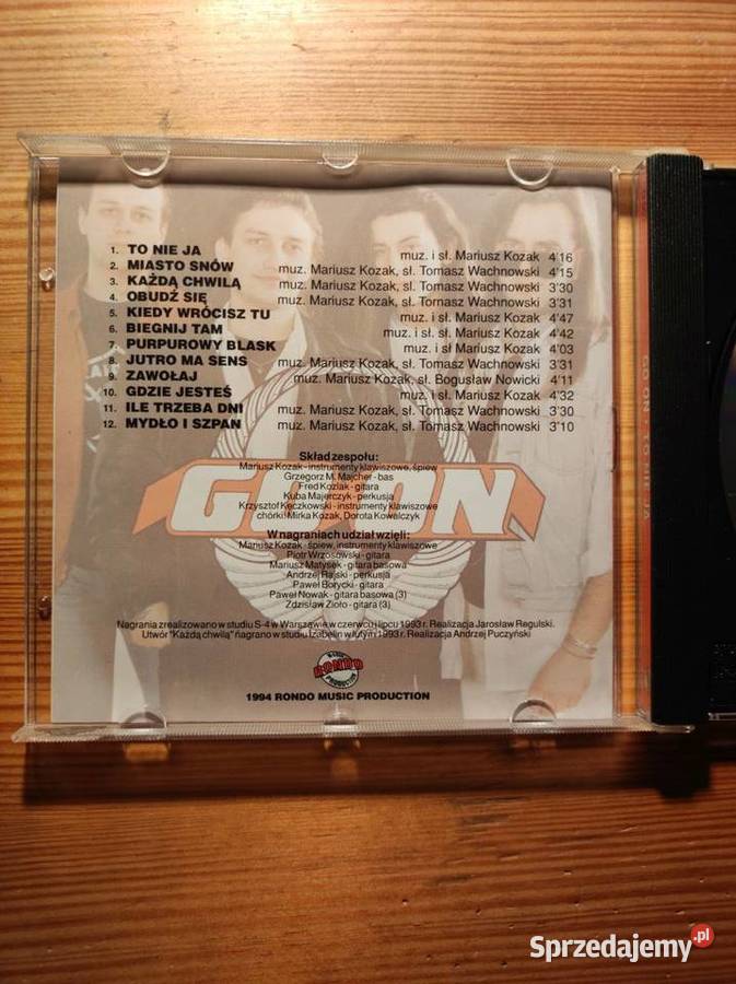 UNIKAT CD Go On To nie ja 1994 Rock rock