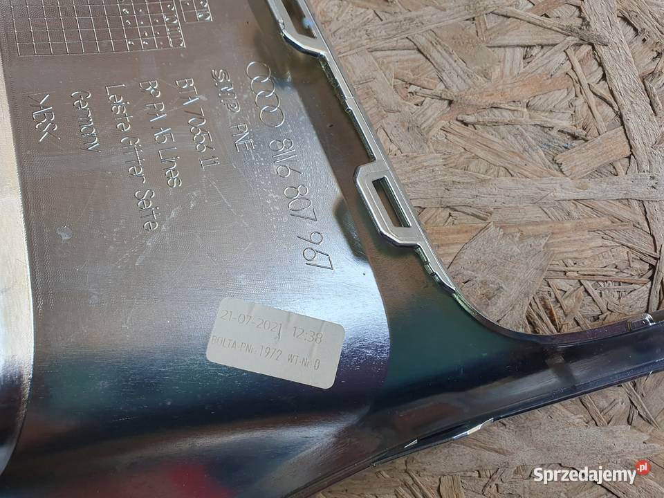 AUDI A5 II LIFT SLINE LISTWA LEWA CHROM LEWY osobowe Międzychód