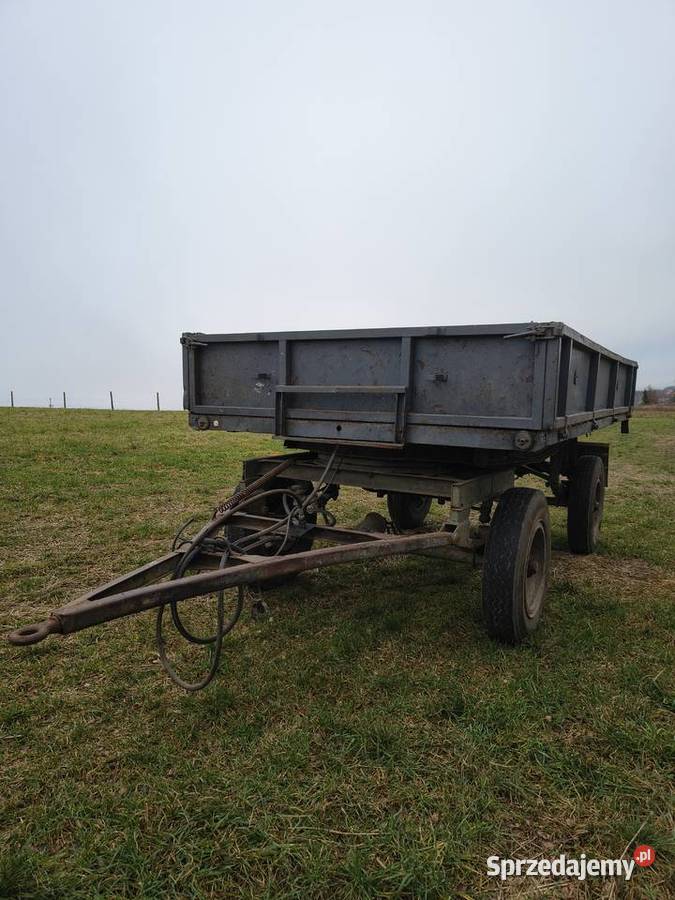 Sprzedam przyczepę Sanok D 47 wywrotkę pomorskie Staniszewo sprzedam