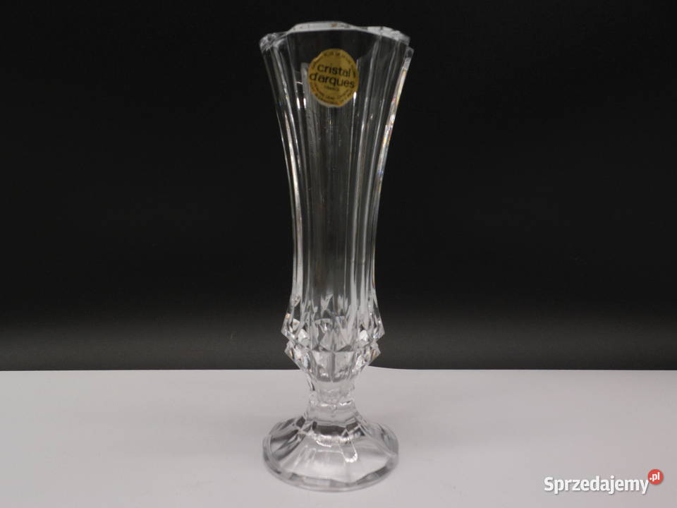 Kryształowy Wazon Bud Vase Cristal dArques Antyki, Sztuka, Kolekcje Raszków