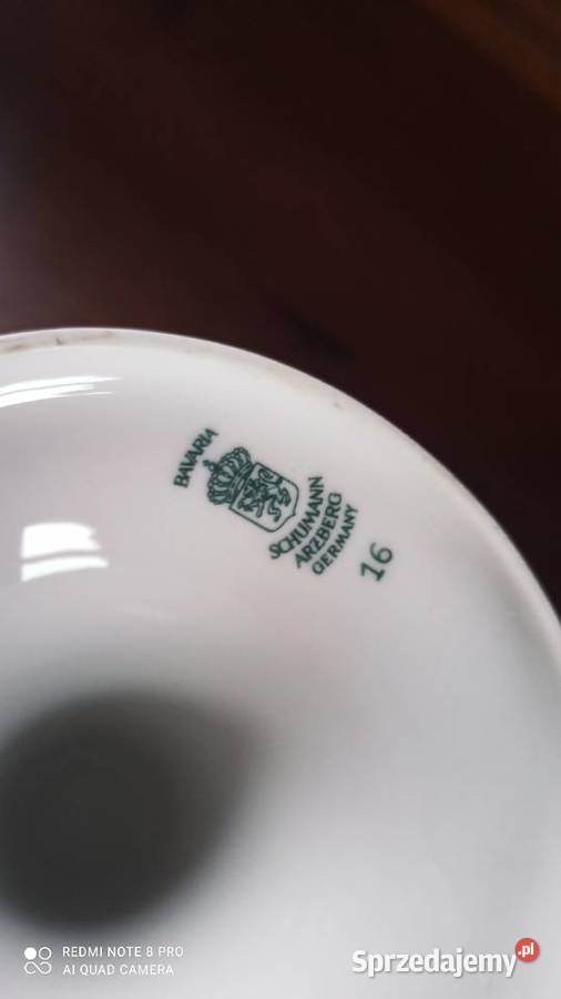 Patera na nodze ażur Schumann Arzberg Bavaria Porcelana i szkło Gdańsk