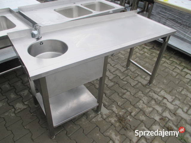 Zlew Gastronomiczny Z Blatem Roboczym I Półką Ostrów Wielkopolski