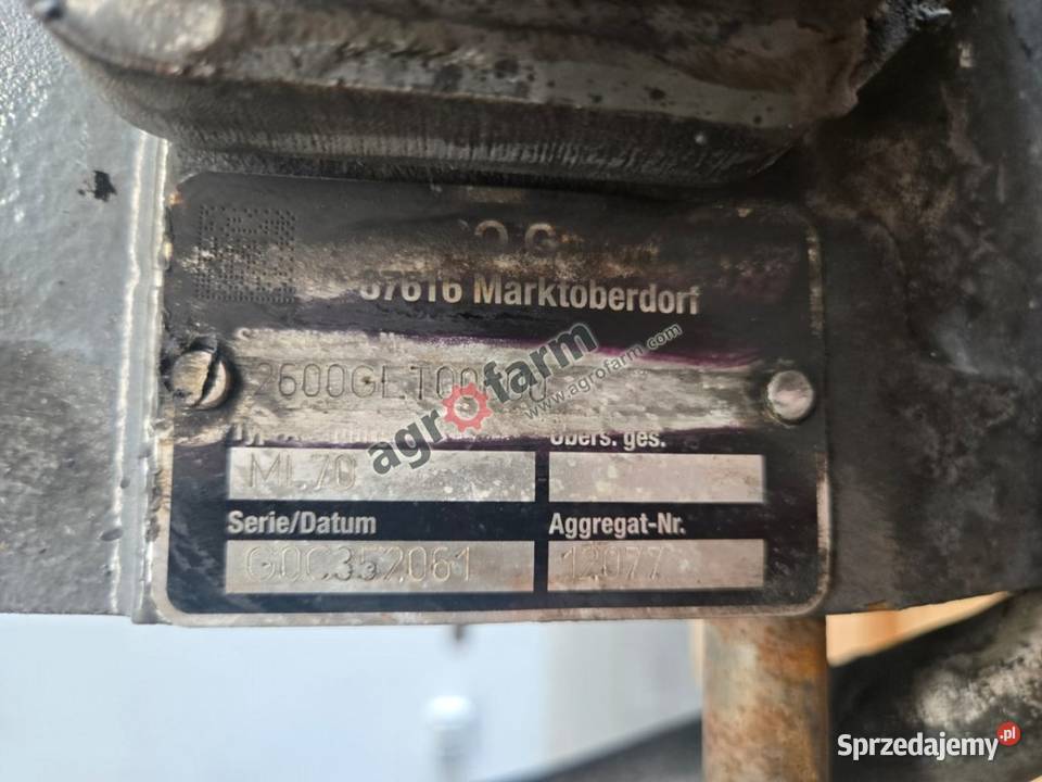 Skrzynia biegów Fendt 210 F Vario ML70 Skrzynia biegów Byków