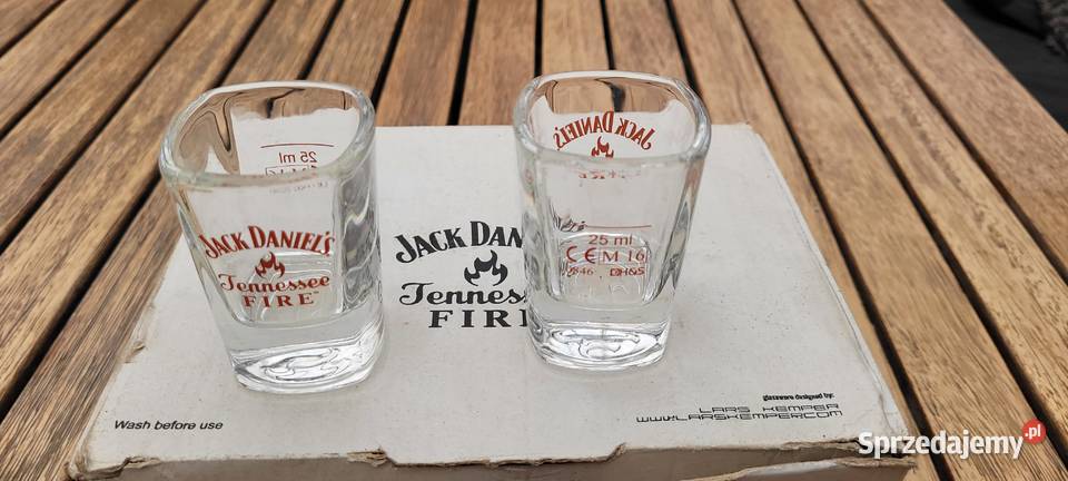 Kieliszki Jack Daniels Tennessee Fire Zestaw Serock