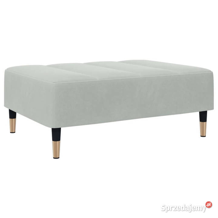 Podnóżek jasnoszary 77x55x31 aksamit WM4007393