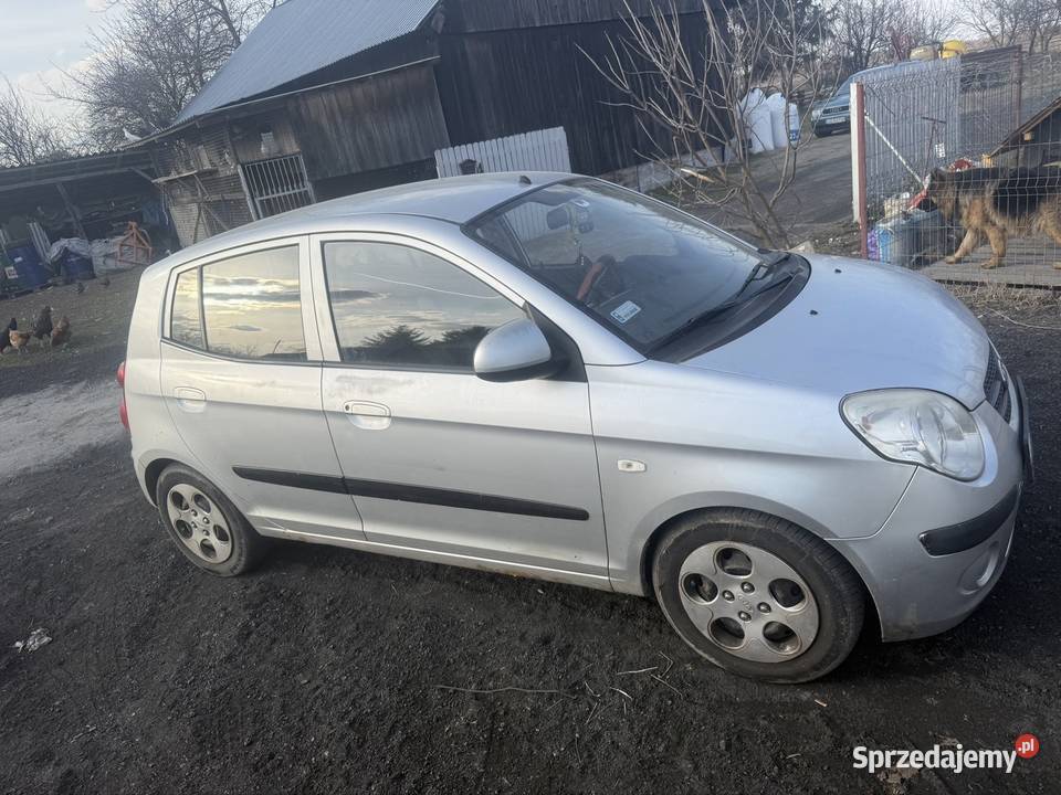 Kia picanto 11 crdi 2008 srebrny Ludwin