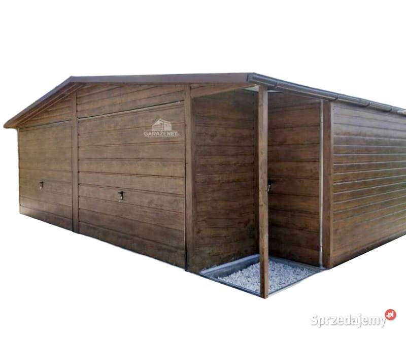 GARAŻ BLASZANY 7m x 7m WNĘKA DWUSPAD 2x BRAMA małopolskie Łapanów sprzedam