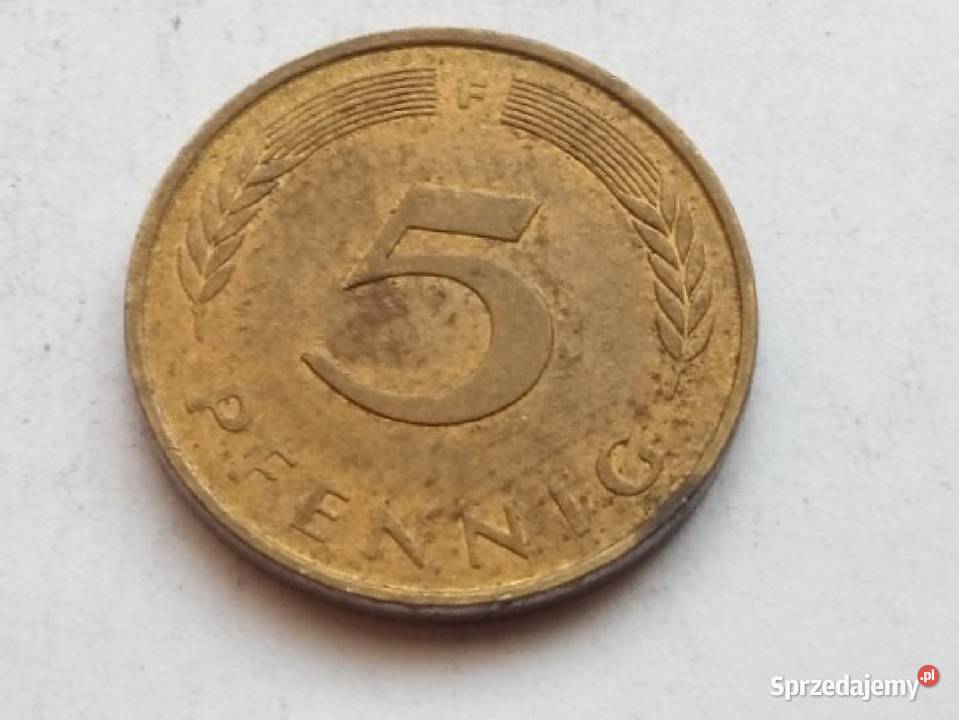 Moneta 5 Pfenning 1991r śląskie sprzedam